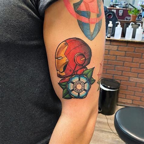 iron man tattoo